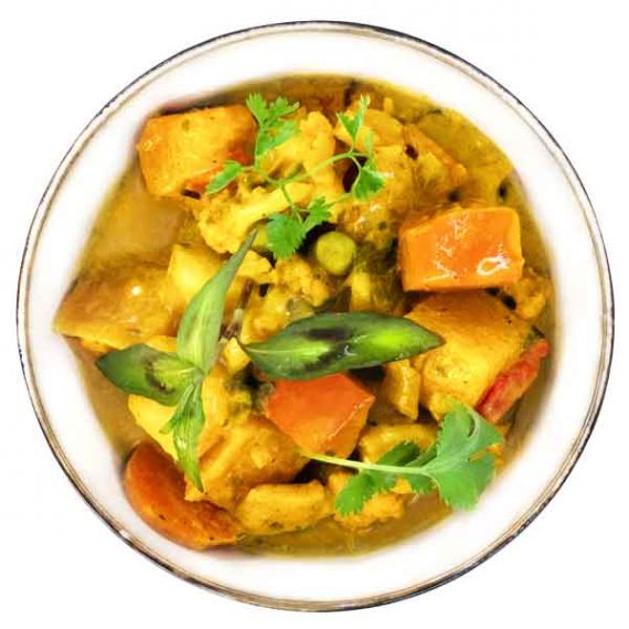 sauce curry légumes